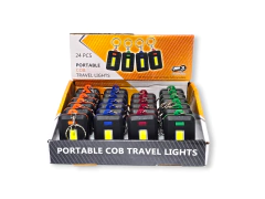 Linterna mini led recargable llavero a pila luz blanca frio