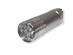Linterna X12 Unidades Metal Led A Pila Camping Pesca Portátil - tienda online