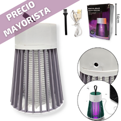 Mata Mosquitos Lámpara Led Moscas Insectos Uv Usb Electrico