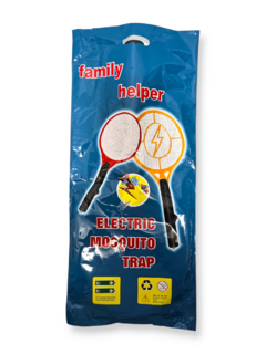 Mata Mosquitos Raqueta paleta Moscas Descarga Electrica Pila
