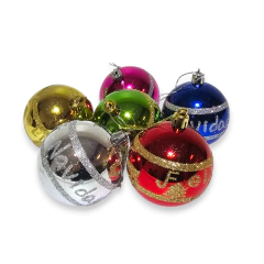 Adorno Navideño Globo Bolas 6 cm Navidad en internet