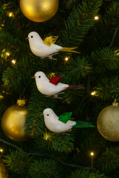 PAJARITOS 3 PCS 11X10X5X5CM - comprar online