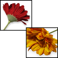 Flor Ramo Vara Silvestre Flores Artificial Deco Hogar - pachos