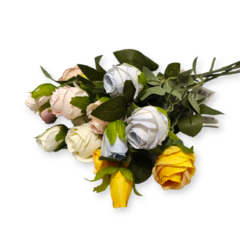 Ramo Rosas Artificiales vara flor flores