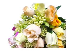 Flor Artificial Ramo Rosas varios colores tela - comprar online
