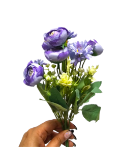 Flor Artificial En Ramo Flores Centro Mesa Deco - tienda online
