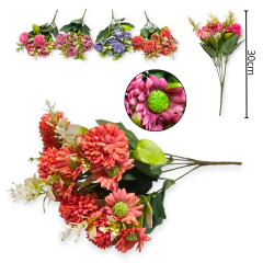 Flor Artificial En Ramo Flores Centro Mesa Deco