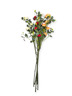 Vara flor Rosas Artificiales Ramo Flor Flores - Pachos