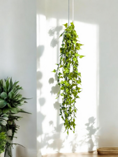 Ramo Enredadera Flor Artificial Plastico Verde larga