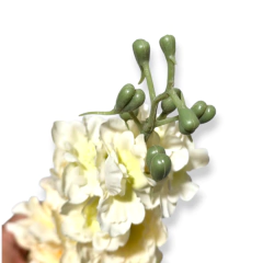 Flor Ramo Vara Delphinium larga Flores Artificial Deco Hogar