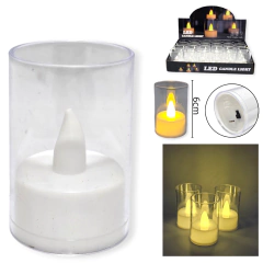 Vela Led Velitas Cálidas Deco Pilas Souvenir plastico
