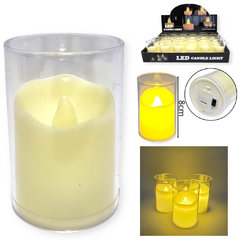 Vela Led Velitas Cálidas Deco Pilas Souvenir plastico