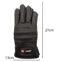 b Guante Para Moto Simil Cuero Con Corderito - comprar online
