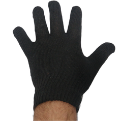 a Guante Mágico Elastizado Negro liso x12 Abrigo invierno - pachos