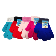 a Guante infantil pack x12 unidades colores abrigo invierno - comprar online