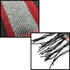 Bufanda Escocesa pack x6 unidades larga Polar A Cuadros
