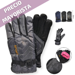 b Guante Adulto Moto bici impermeable corderito invierno