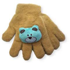 Imagen de a Guante infantil pack x12 unidades animalitos colores abrigo invierno