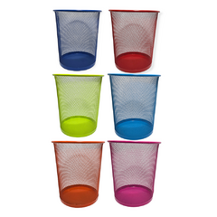 cesto papelero tacho de metal - comprar online