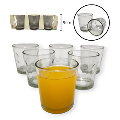 Vasos Vidrio Gaseosa Resistente Bajo Caja X6 Unidades Bazar