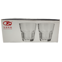 Vaso Vidrio Gaseosa Resistente Pack Caja X6 Unidades Bazar - tienda online