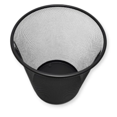 cesto Papelero tacho Metal Oficina Basura - pachos