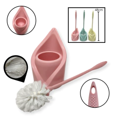 Escobilla Cepillo Inodoro Sanitario Plastico Diseño Baño