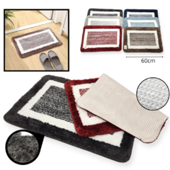 Alfombra Peluche Felpudo Antideslizante Living Baño Hogar