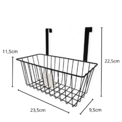 Canasto Organizador colgante para puerta Rack Cocina - pachos
