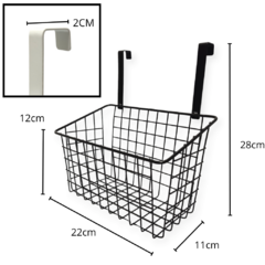 Canasto Organizador colgante para puerta Rack Cocina en internet