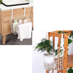 Canasto Organizador colgante para puerta Rack Cocina