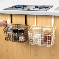Canasto Organizador colgante para puerta Rack Cocina - comprar online