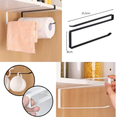 Organizador Porta Rollo Cocina Alacena Colgante Rack Papel