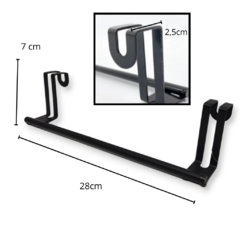 Organizador Barral colgador repasador toalla para puerta Rack cocina - pachos