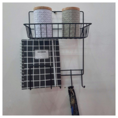 Imagen de Repisa Cajon Organizador Baño Rack Metal Estante Colgante