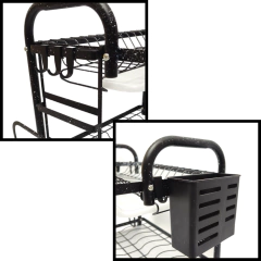 Secaplatos Escurridor Acero Inoxidable 2 Piso Bandeja en internet