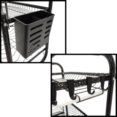 Secaplatos Escurridor Acero Inoxidable 3 Pisos Bandeja - Pachos