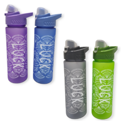 Botella Agua Plástico Colores Con Pico deporte bazar - comprar online