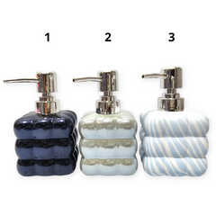 Dispenser Jabón Liquido Alcohol Cerámica Colores Baño Hogar - comprar online