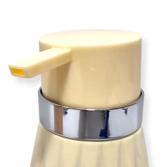 Dispenser Jabón Liquido Alcohol Cerámica Colores Baño Hogar - tienda online