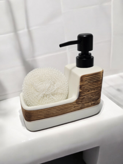 Dispenser Jabón Liquido Cerámica Baño Moderno - comprar online