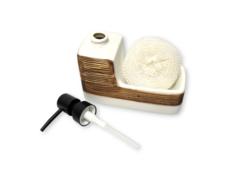 Dispenser Jabón Liquido Cerámica Baño Moderno - tienda online