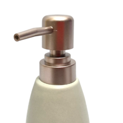 Set Baño X4 Piezas Dispenser Jabonera Porta Cepillo Ceramica - pachos