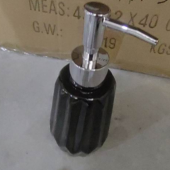 Imagen de Dispenser Botella Jabón Liquido Cerámica Baño Botella Hogar