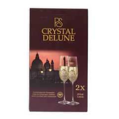 Imagen de COPA CRISTAL CHAMPAGNE PACK X2 PIEZAS 235ML
