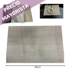 MANTEL INDIVIDUAL x6 unidades 30X45CM BI COLOR VARIOS COLORES - comprar online