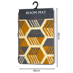 ALFOMBRA TEXTIL ANTIDELIZANTE ROMBO 38X58CM 2 MODELOS - Pachos