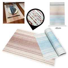 Individual pvc deco degrade carpeta mantel bazar