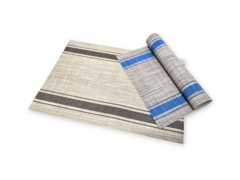 Individual pvc deco rayas carpeta mantel bazar - pachos