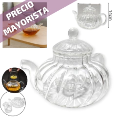 Vidrio Tetera filtro Vidrio Infusor te hebras Inoxidable Bazar - comprar online